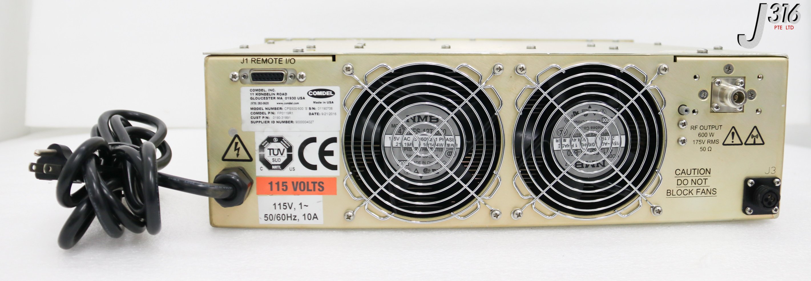ああ 27732 COMDEL RF POWER SOURCE, FP0119R1, 0190-31891 CPS500/600 | eBay